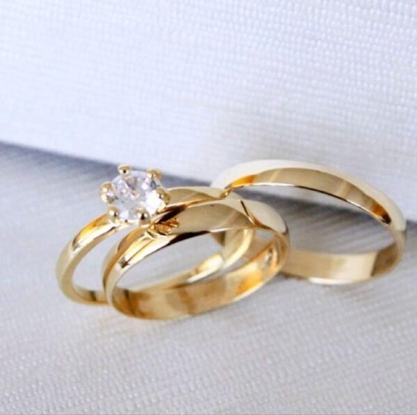 Set de Boda Acabado Pulido y Brillante - Imagen 2