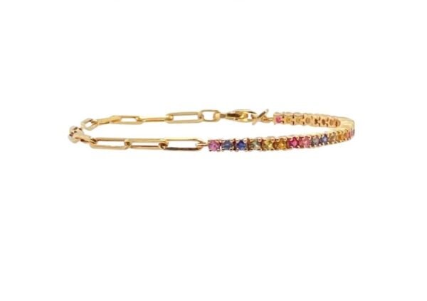 Pulsera Parvati Gema y Cadena