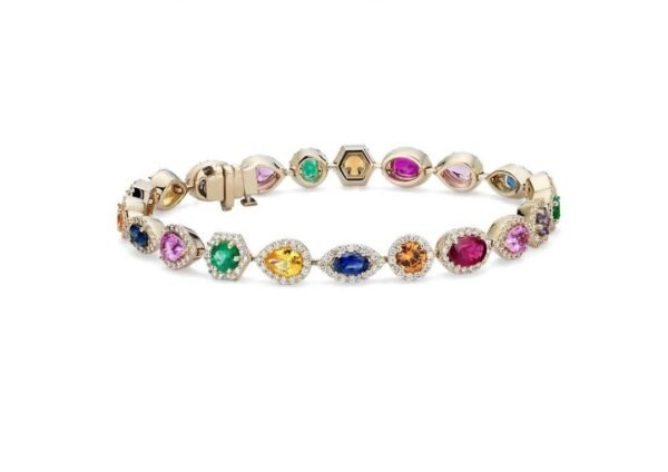 Pulsera Parvati Gema Hexagonal