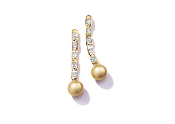 Aretes Eslabón Dama de Oro