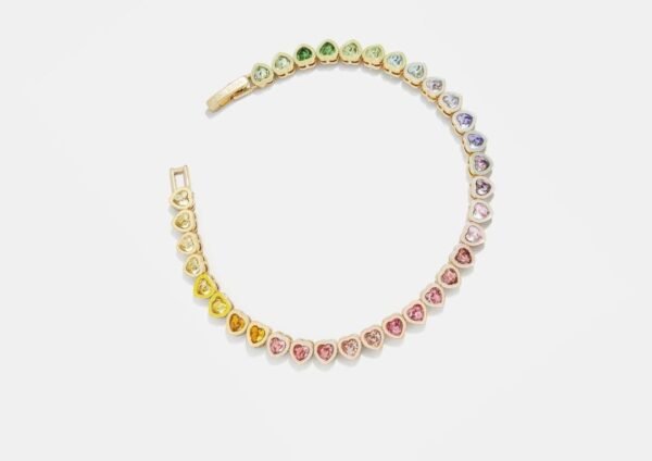 Pulsera de Corazones de Colores