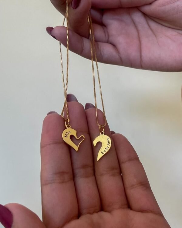Collares de Corazón Partido - Imagen 2