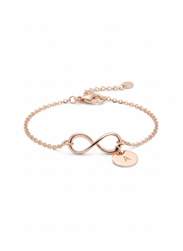 Pulsera Infinito-Personalizada con Inicial