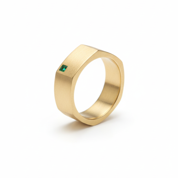 Anillo Sello Geométrico