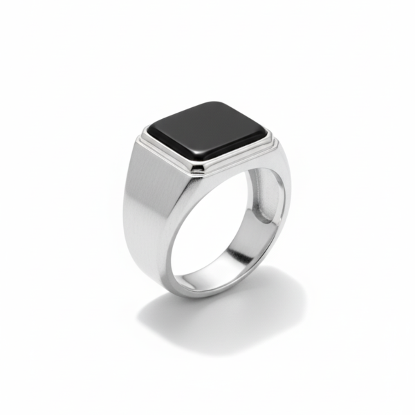 Anillo con Ónix Negro