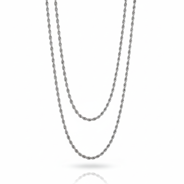 Cordón Plateada Gruesa