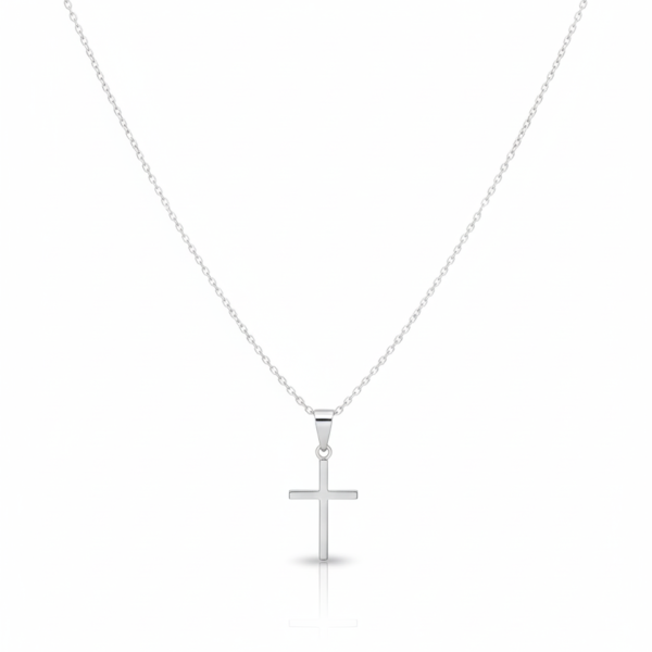 Cadena con Cruz Minimalista